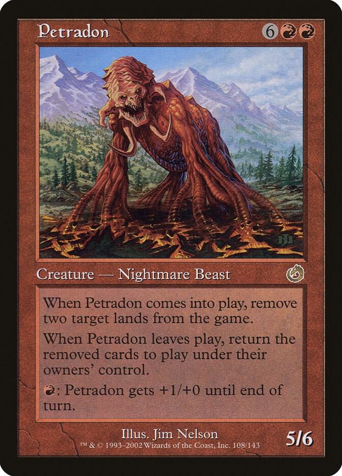 Petradon 108 card from Torment