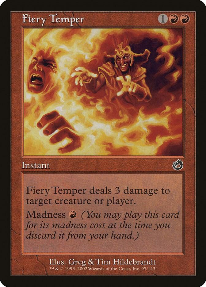 Fiery Temper 97 card from Torment