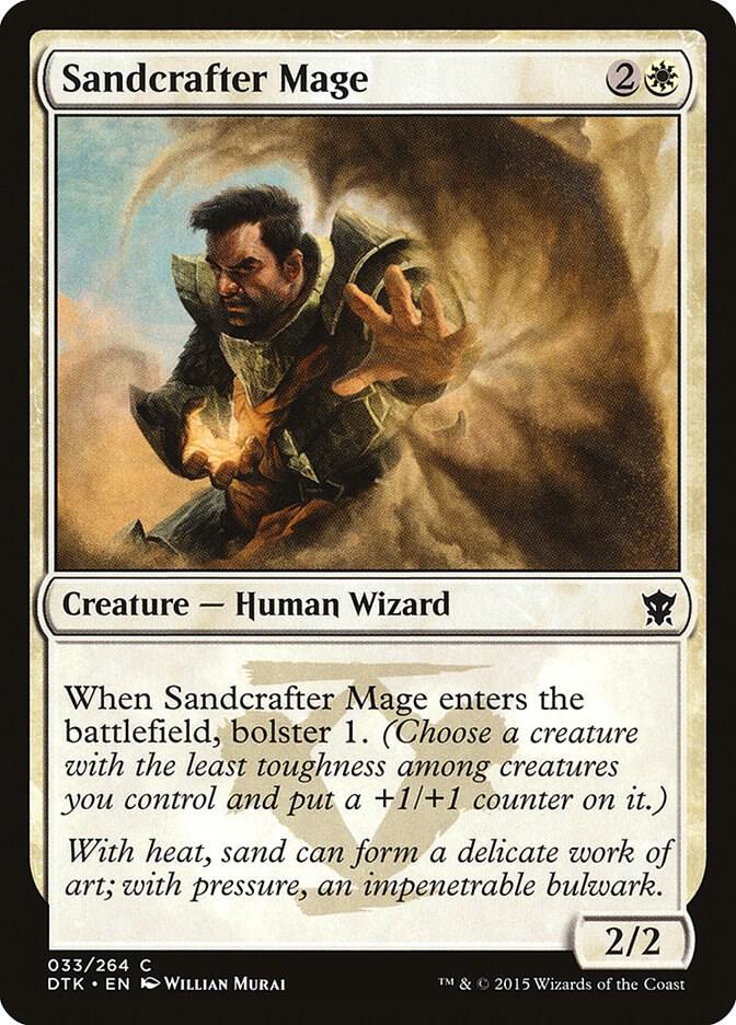 Sandcrafter Mage 33 card from Dragons of Tarkir