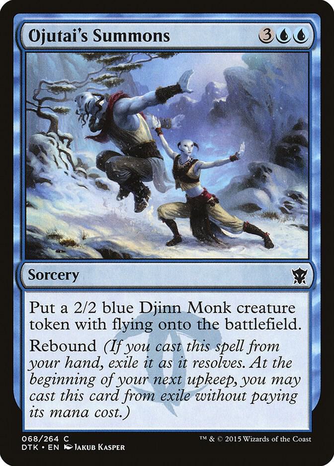 Ojutai's Summons 68 card from Dragons of Tarkir