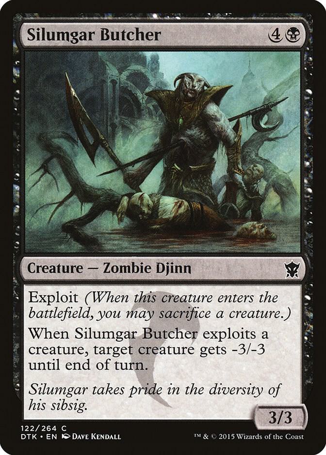 Silumgar Butcher 122 card from Dragons of Tarkir