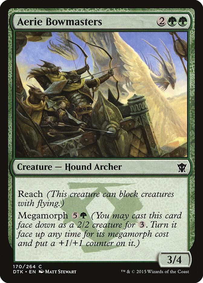 Aerie Bowmasters 170 card from Dragons of Tarkir