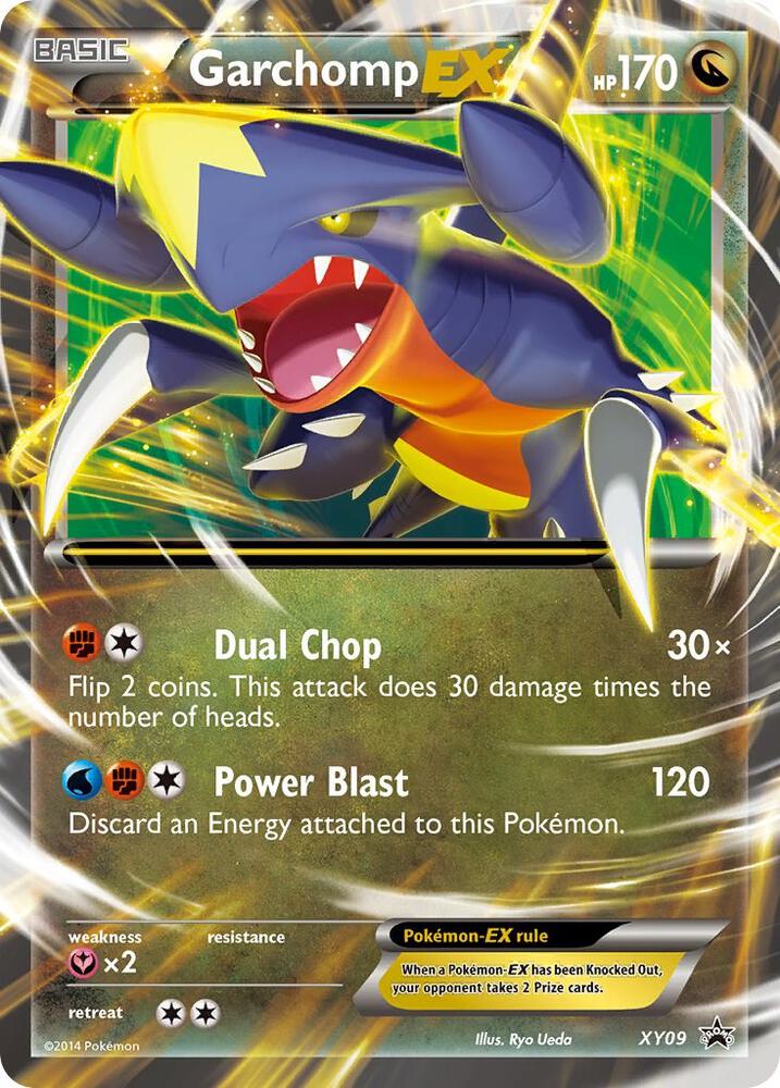 Garchomp EX XY09 card from XY Promos
