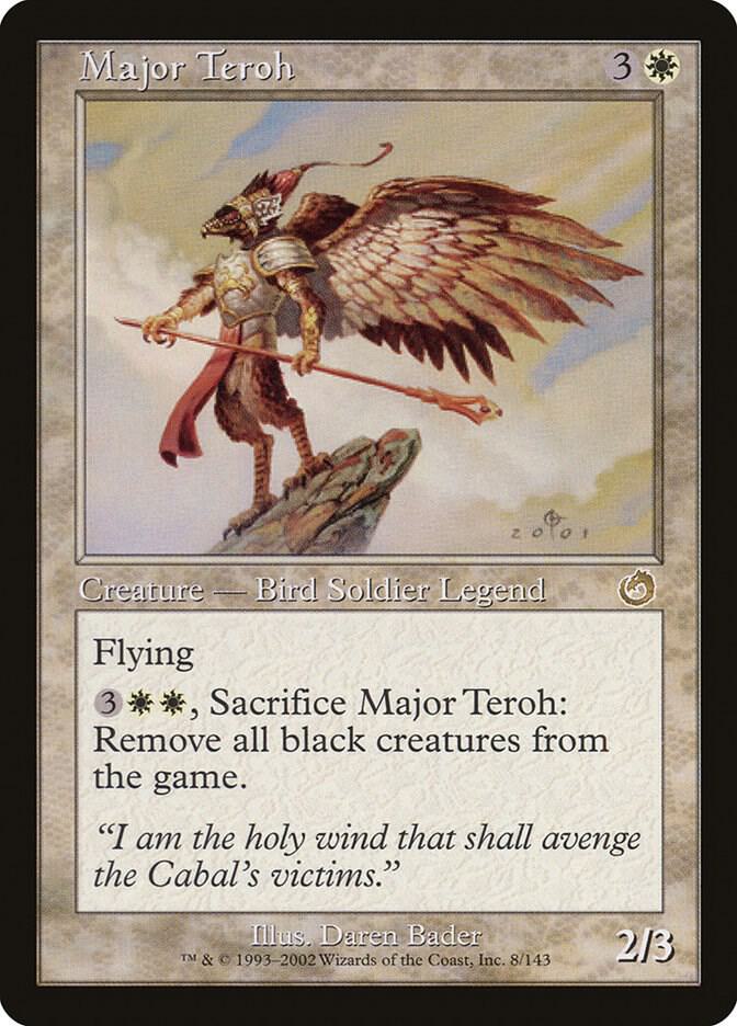 Major Teroh 8 card from Torment