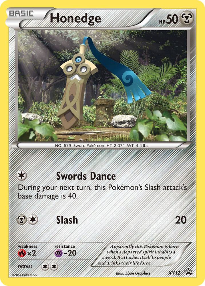 Honedge XY12 card from XY Promos