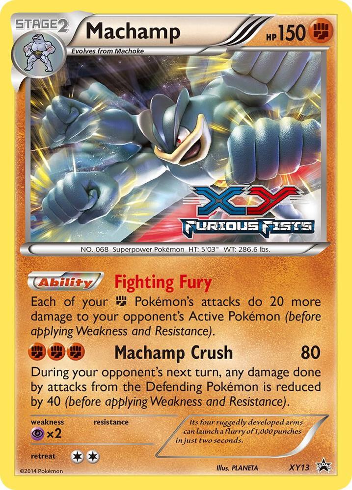 Machamp (Prerelease) XY13 card from XY Promos