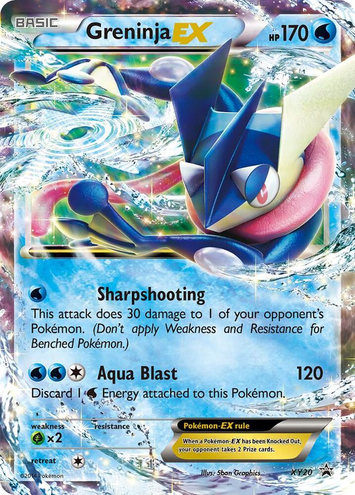Greninja EX XY20 card from XY Promos