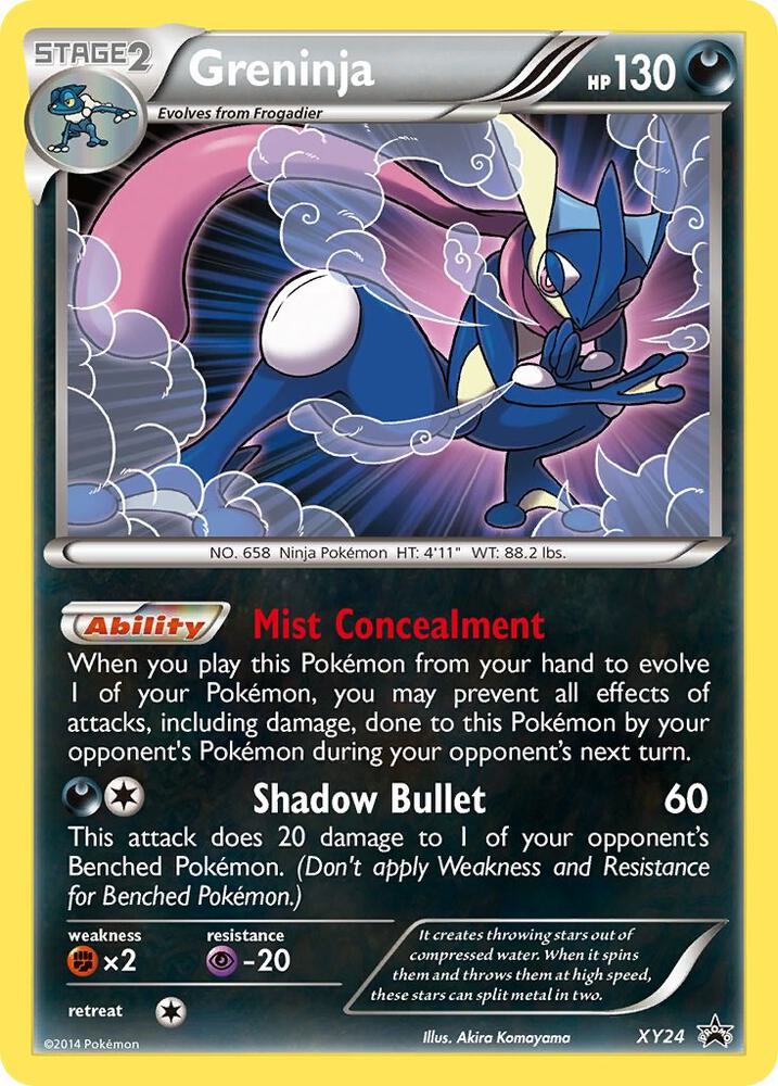 Greninja XY24 card from XY Promos