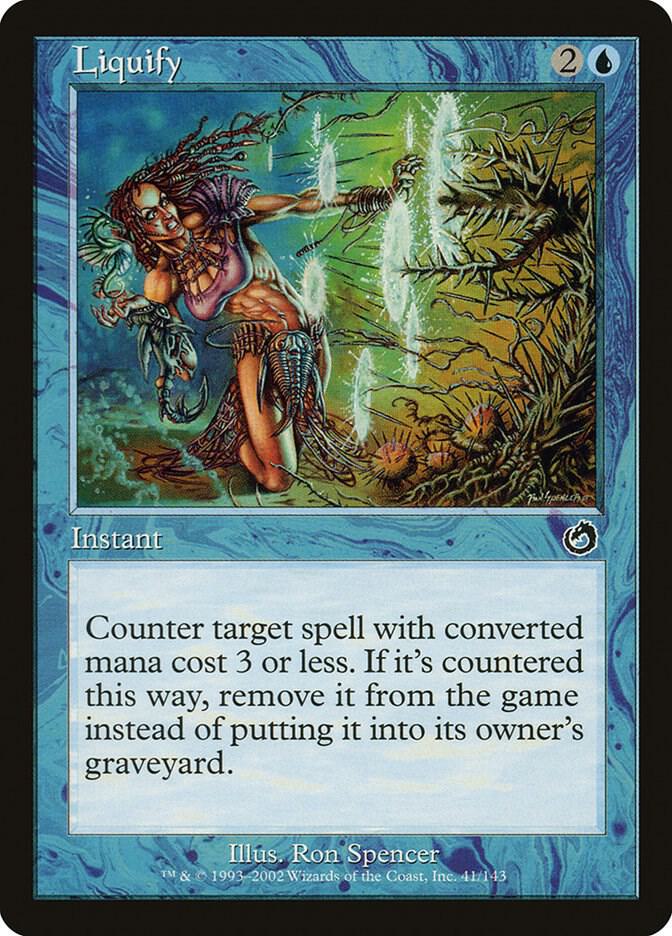 Liquify 41 card from Torment