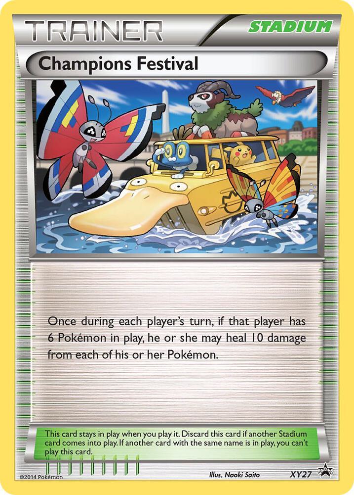 Champions Festival (2014) XY27 card from XY Promos