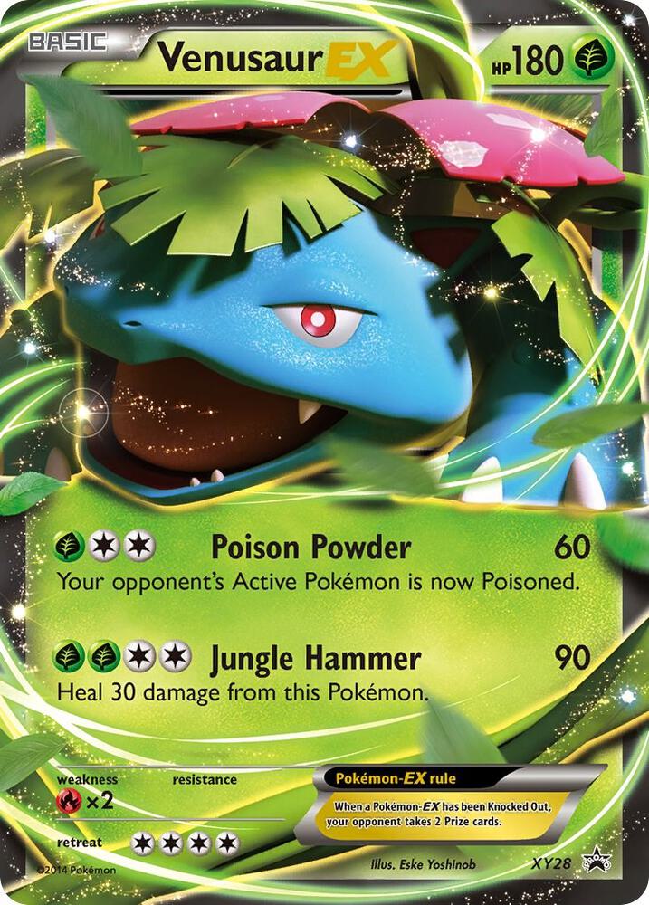 Venusaur EX XY28 card from XY Promos