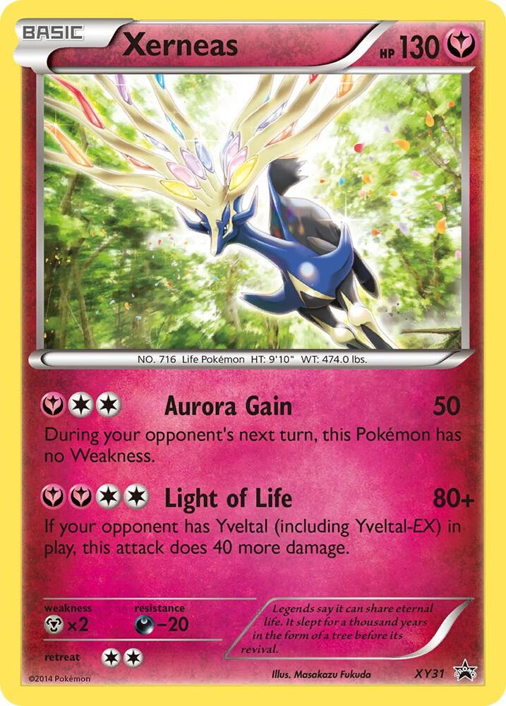 Xerneas XY31 card from XY Promos