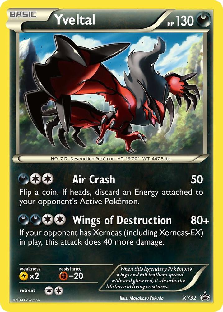 Yveltal XY32 card from XY Promos