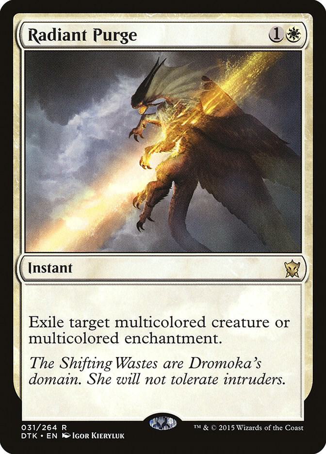 Radiant Purge 31 card from Dragons of Tarkir