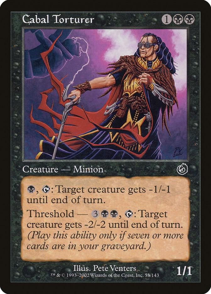Cabal Torturer 53 card from Torment