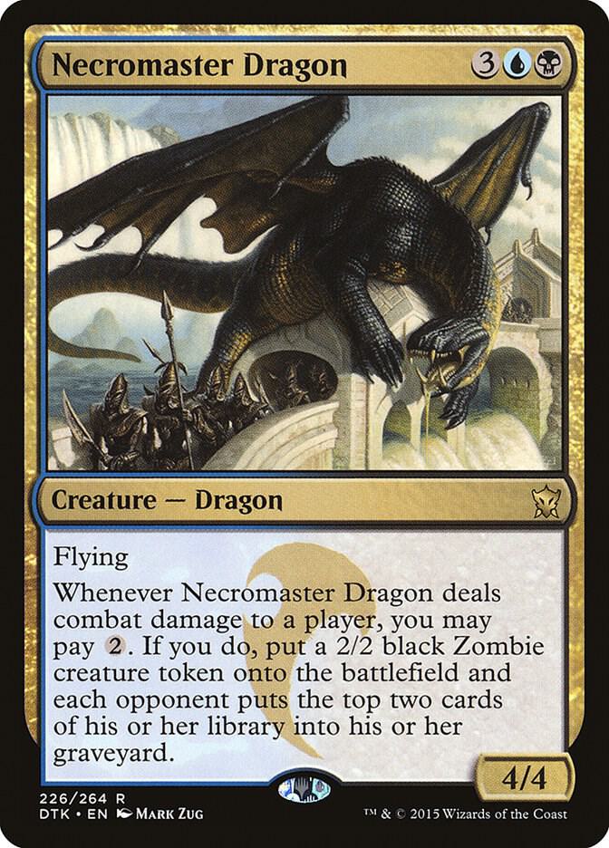 Necromaster Dragon 226 card from Dragons of Tarkir
