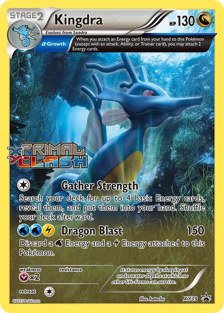 Kingdra (Prerelease) XY39 card from XY Promos