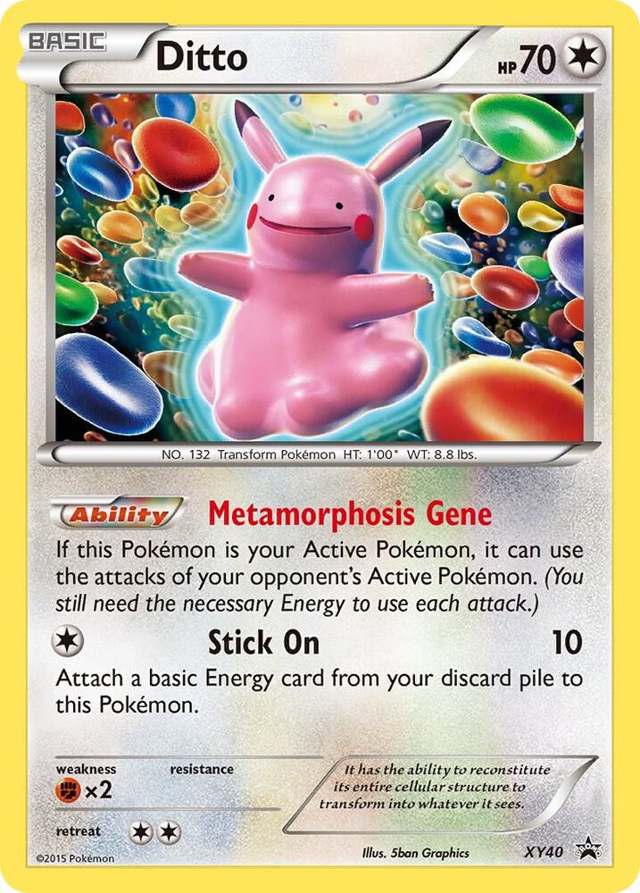 Ditto XY40 card from XY Promos
