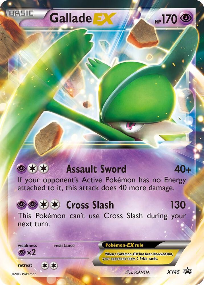 Gallade EX XY45 card from XY Promos