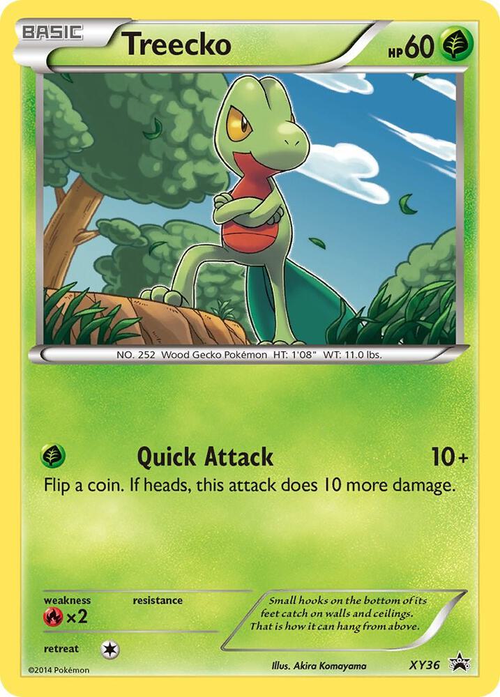 Treecko XY36 card from XY Promos