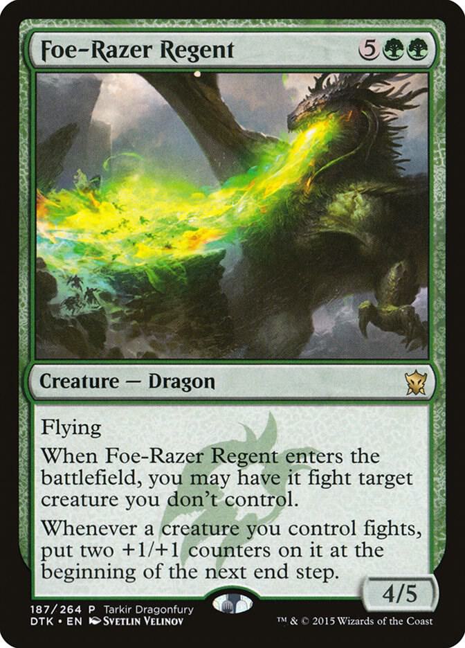 Foe-Razer Regent 187 card from Tarkir Dragonfury Promos