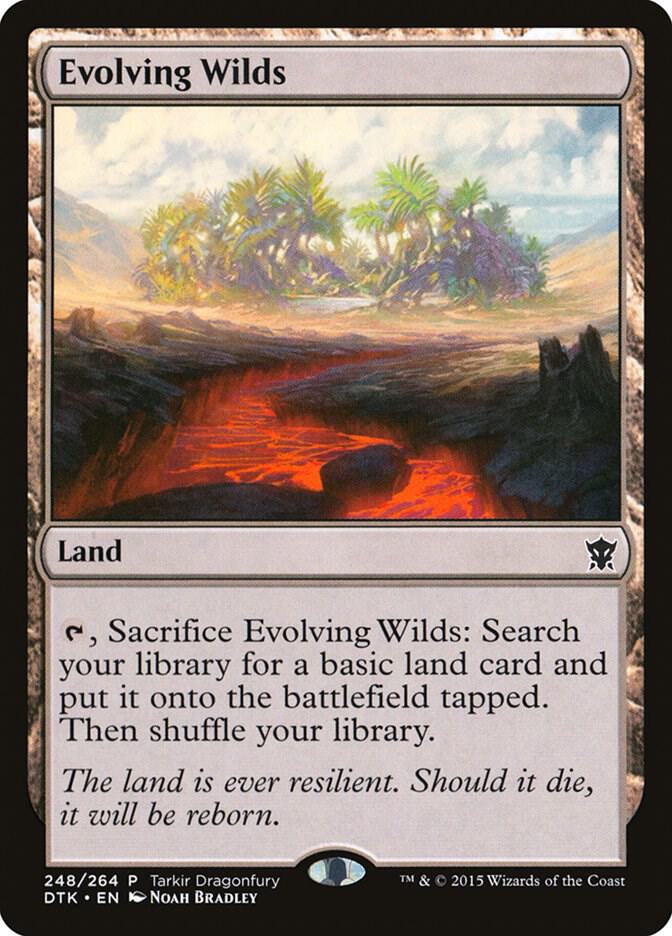 Evolving Wilds 248 card from Tarkir Dragonfury Promos