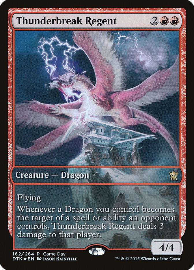 Thunderbreak Regent 162 card from Game Day & Store Championship Promos