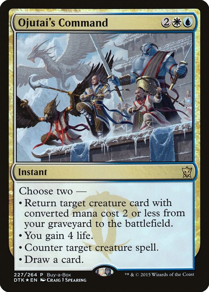 Ojutai's Command 227 card from Buy-A-Box Promos