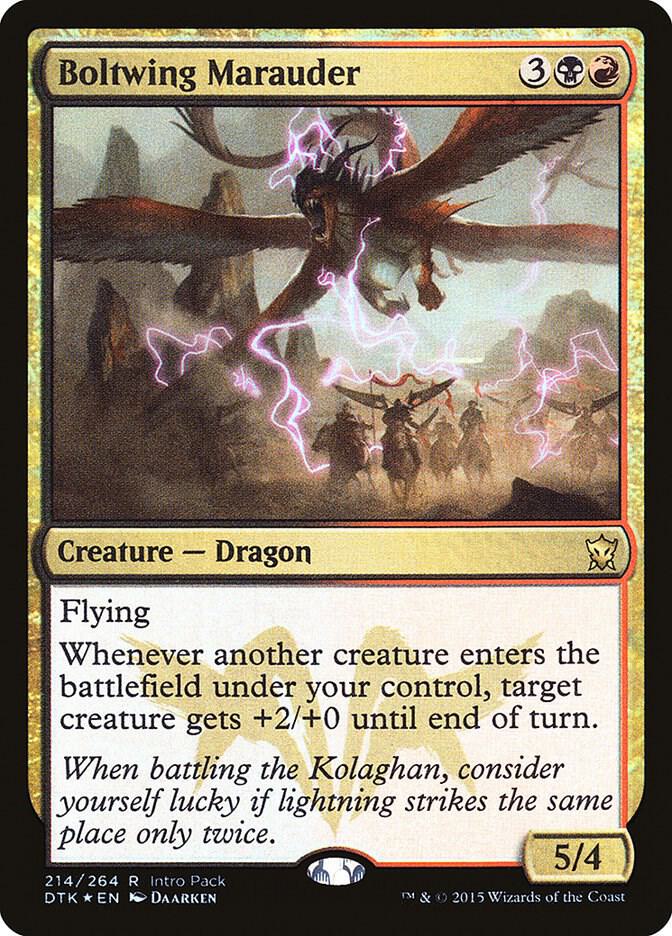 Boltwing Marauder 214 card from Unique and Miscellaneous Promos
