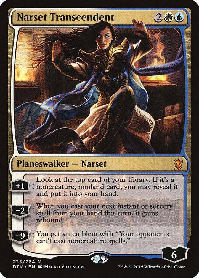 Narset Transcendent 225 card from Dragons of Tarkir