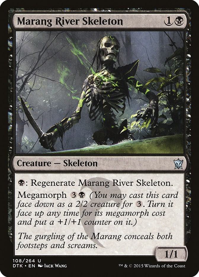 Marang River Skeleton 108 card from Dragons of Tarkir