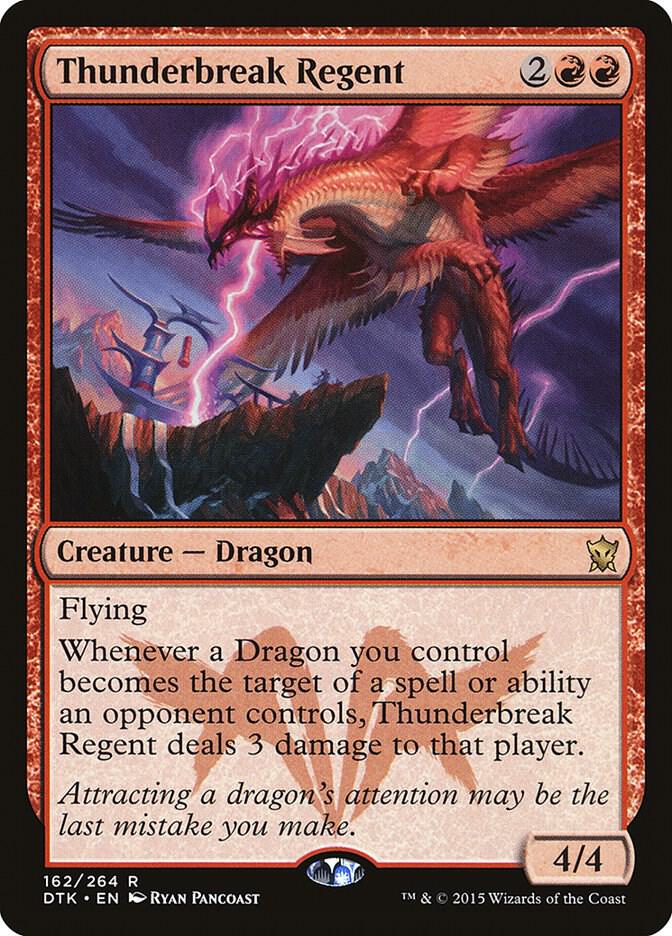 Thunderbreak Regent 162 card from Dragons of Tarkir