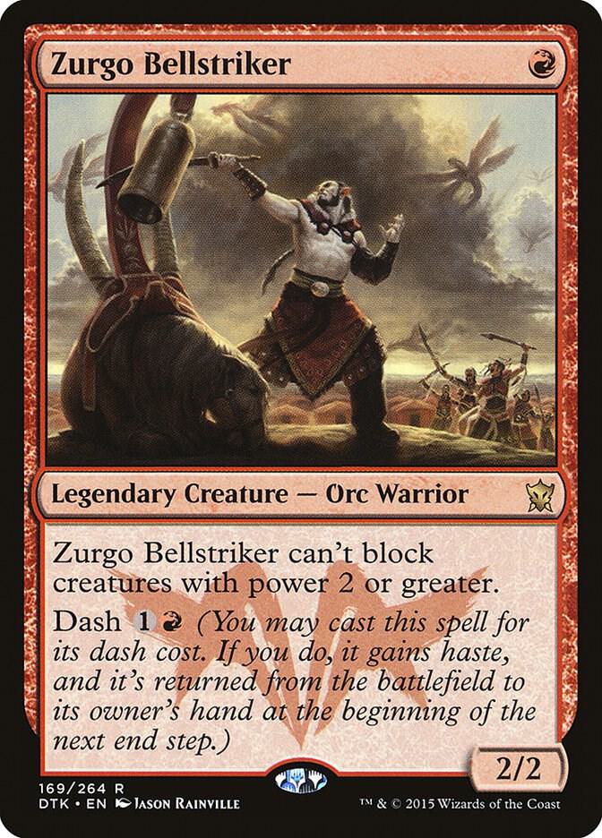 Zurgo Bellstriker 169 card from Dragons of Tarkir