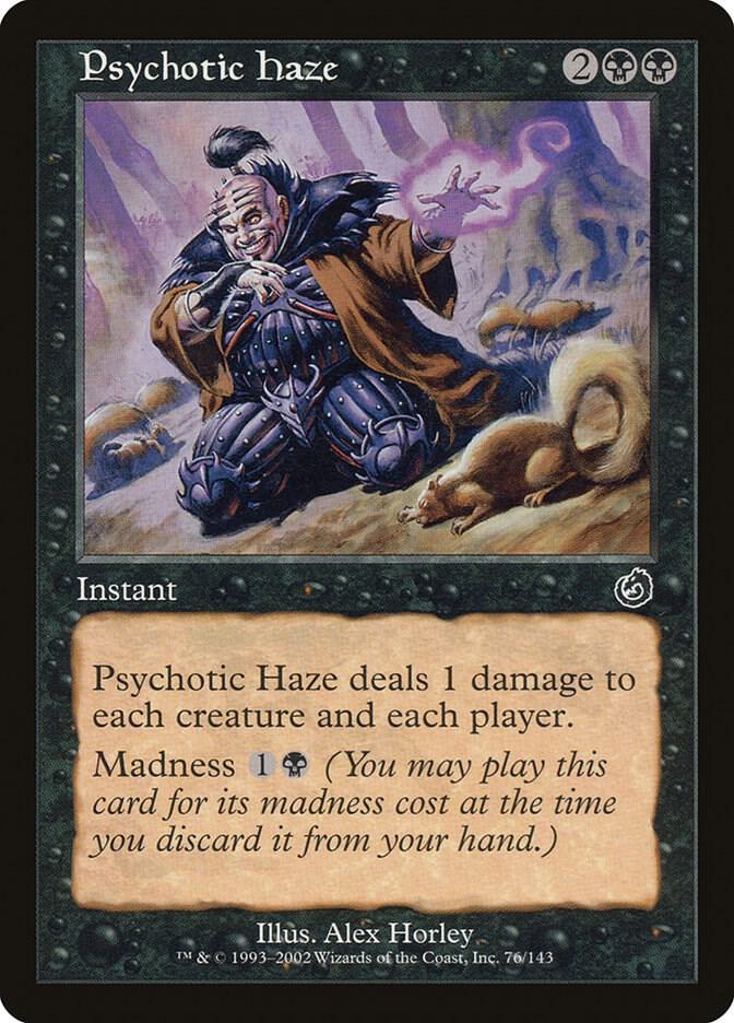Psychotic Haze 76 card from Torment
