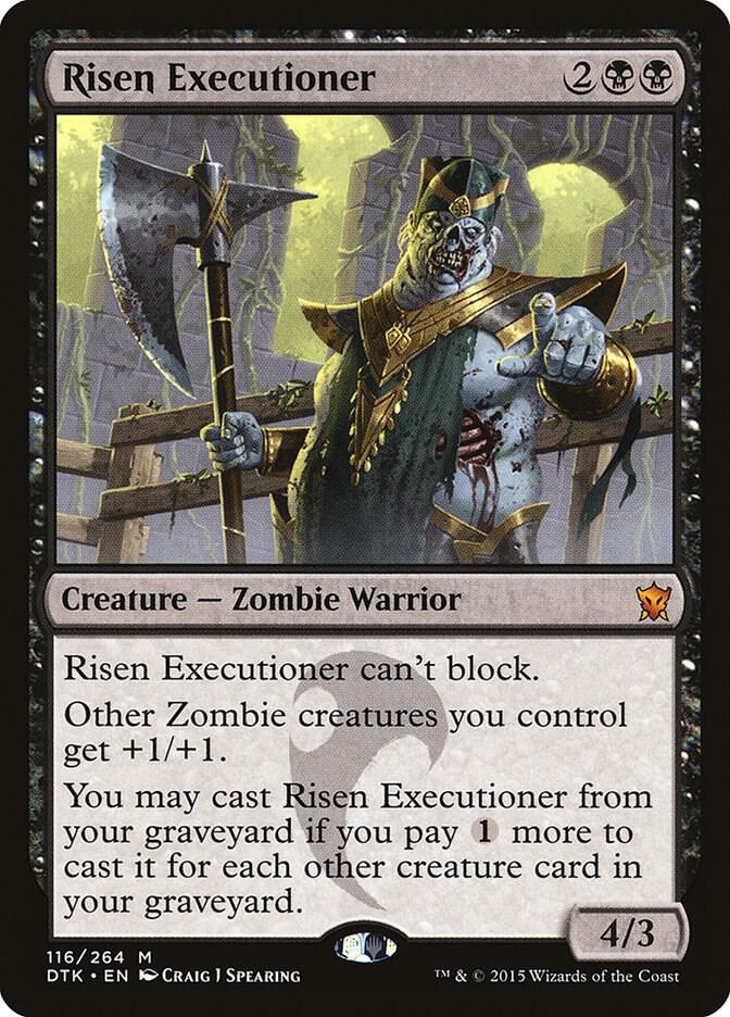 Risen Executioner 116 card from Dragons of Tarkir
