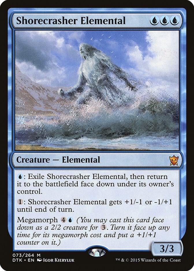 Shorecrasher Elemental 73 card from Dragons of Tarkir