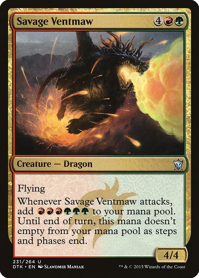 Savage Ventmaw 231 card from Dragons of Tarkir