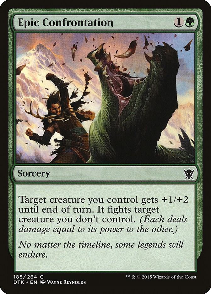 Epic Confrontation 185 card from Dragons of Tarkir