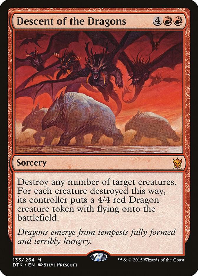 Descent of the Dragons 133 card from Dragons of Tarkir