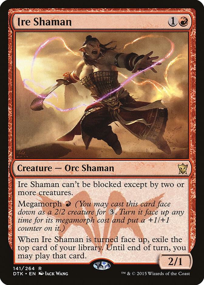 Ire Shaman 141 card from Dragons of Tarkir