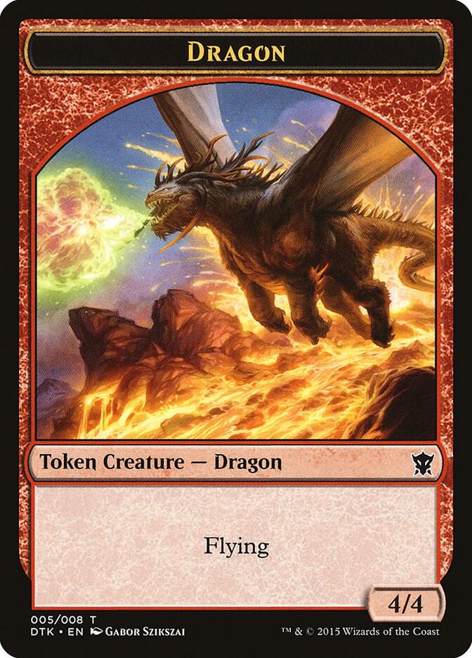 Dragon Token 5 card from Dragons of Tarkir