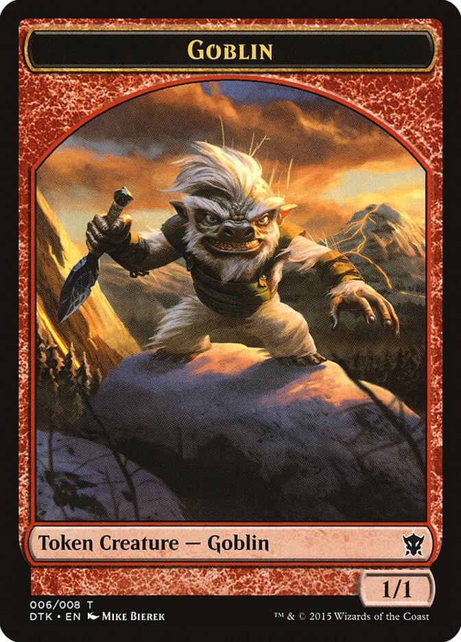 Goblin Token 6 card from Dragons of Tarkir