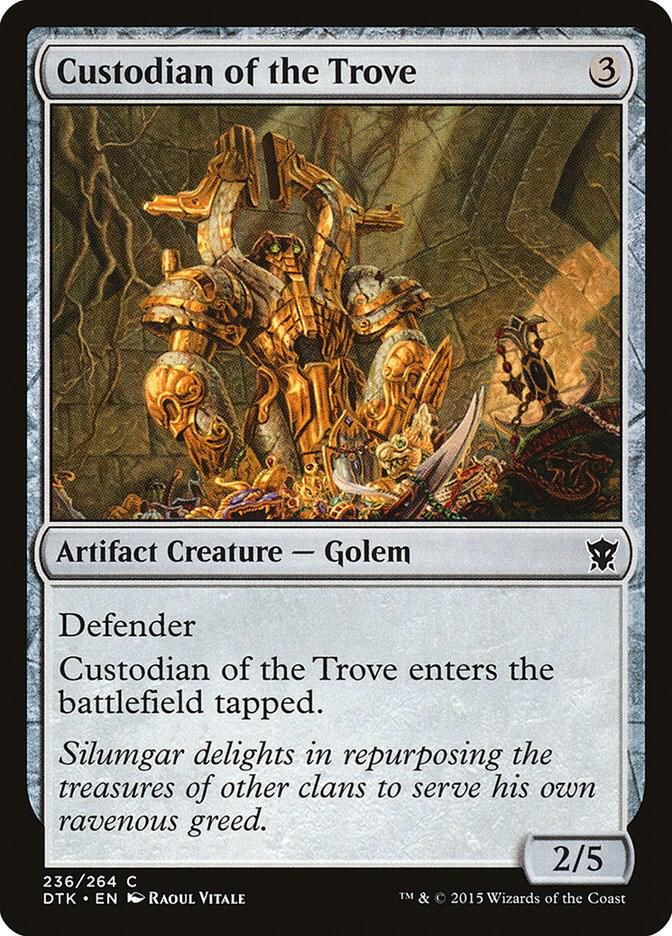 Custodian of the Trove 236 card from Dragons of Tarkir
