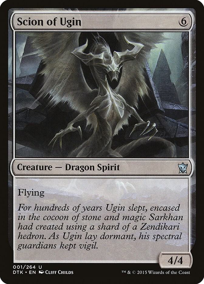 Scion of Ugin 1 card from Dragons of Tarkir