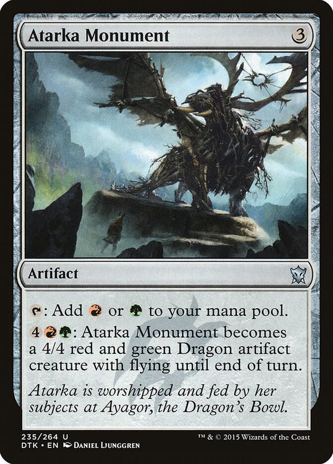 Atarka Monument 235 card from Dragons of Tarkir