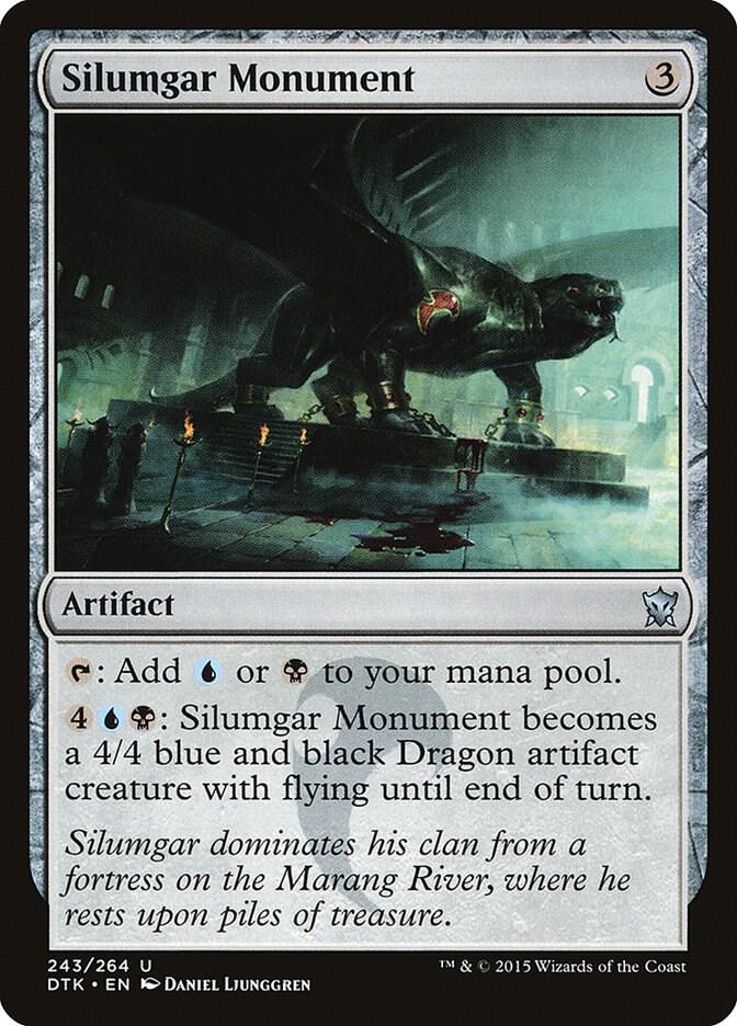 Silumgar Monument 243 card from Dragons of Tarkir