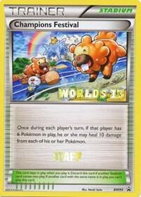 Champions Festival (Worlds 13) [Staff] BW95 card from Black and White Promos