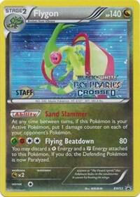 Flygon (Prerelease) [Staff] BW53 card from Black and White Promos