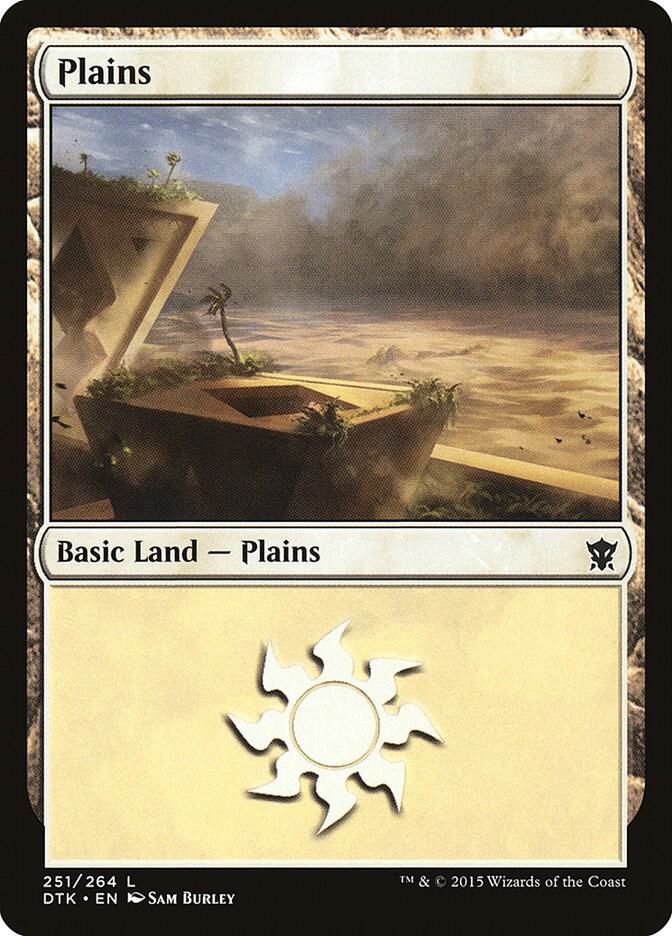 Plains 251 card from Dragons of Tarkir