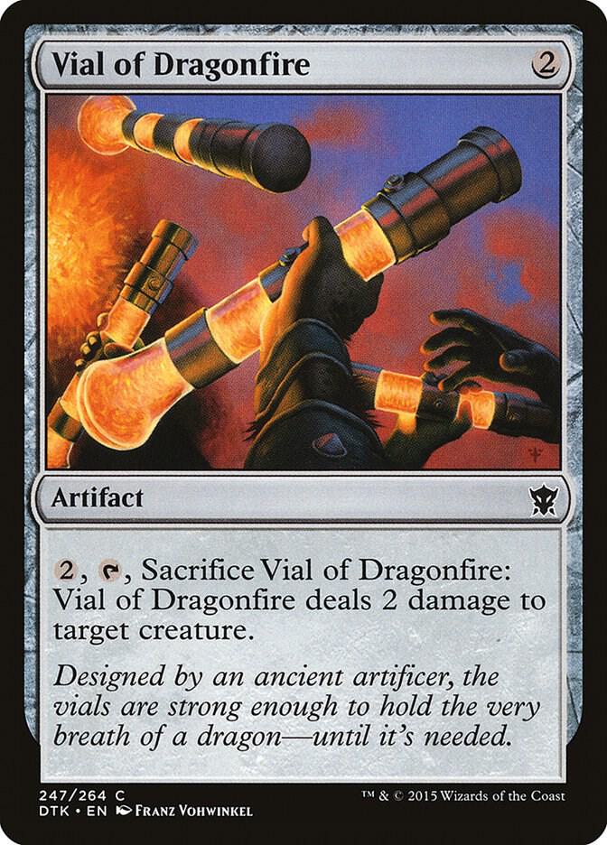 Vial of Dragonfire 247 card from Dragons of Tarkir